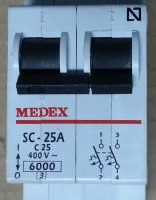 Magnetotérmico MEDEX 2P SC 25A