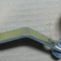 Roldana puertas semiautomáticas acodada