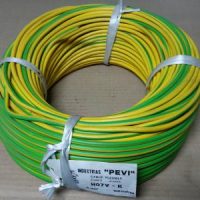 Rollo cable Flexible 6 mm2 PEVI 100m. Amarillo-Verde(Tierra)