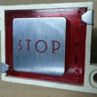 Pulsador JMT mod. FA STOP 220 V Lum.