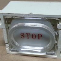 Pulsador JMT mod. OM "STOP" Sin Lum.