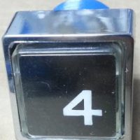 Pulsador ALJO QD11 "4" Sin Lum Negro