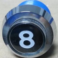 Pulsador ALJO PD15 "8" Sin Lum
